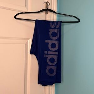 Adidas Purple-Blue Workout Leggings